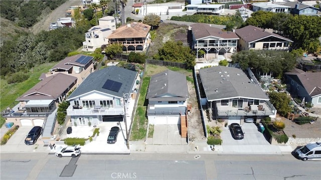 drone / aerial view featuring a residential view