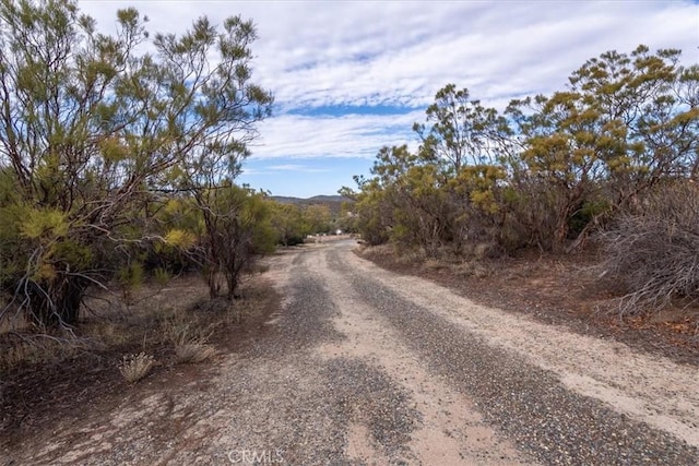 view of road