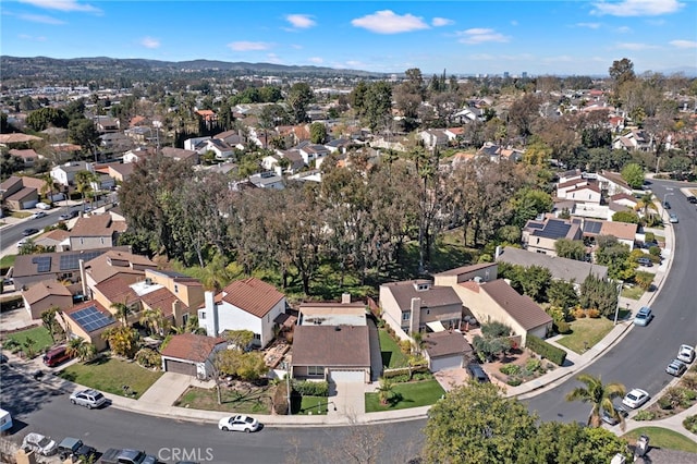 drone / aerial view featuring a residential view