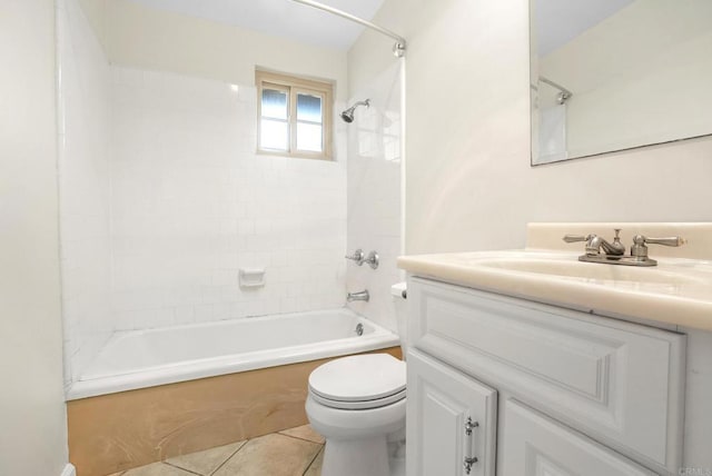 1331 Louden Ln, Imperial Beach, CA 91932 - full bath featuring vanity, tub / shower combination, and tile patterned flooring