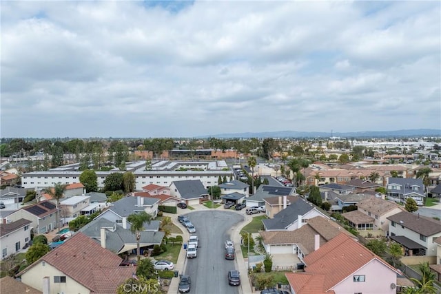 drone / aerial view featuring a residential view