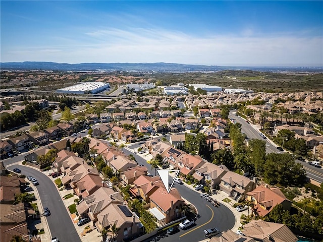 birds eye view of property featuring a residential view