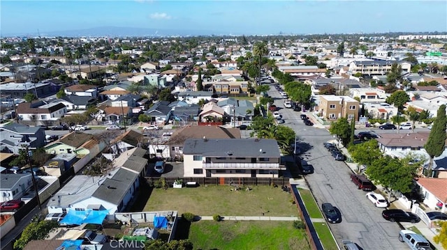 birds eye view of property featuring a residential view