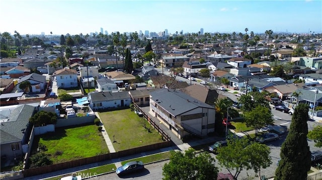 bird's eye view featuring a residential view