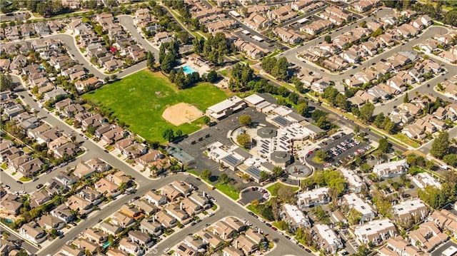 birds eye view of property featuring a residential view