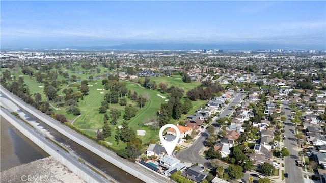 2885 Europa Dr, Costa Mesa, CA 92626 - aerial view featuring a water view