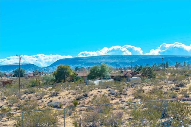 view of mountain feature