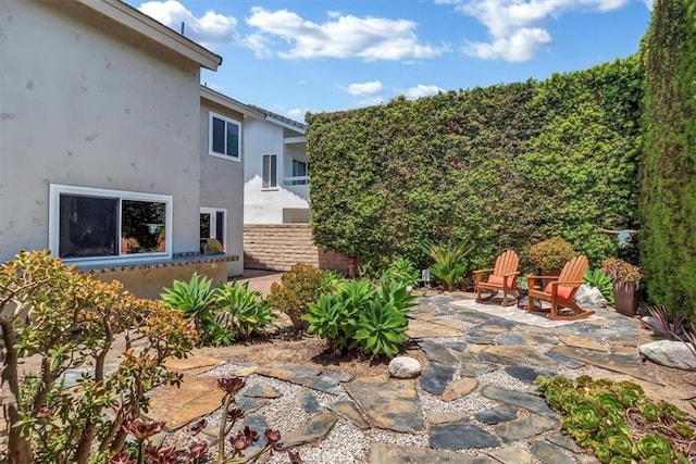 view of patio / terrace with fence