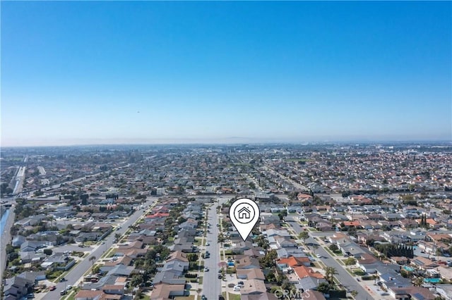 birds eye view of property featuring a residential view