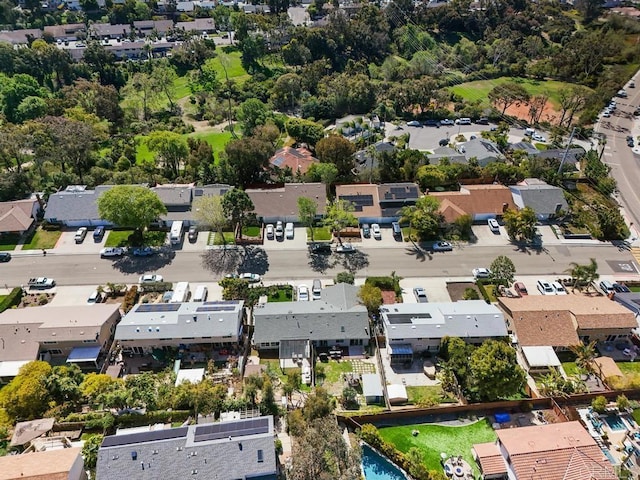 drone / aerial view featuring a residential view