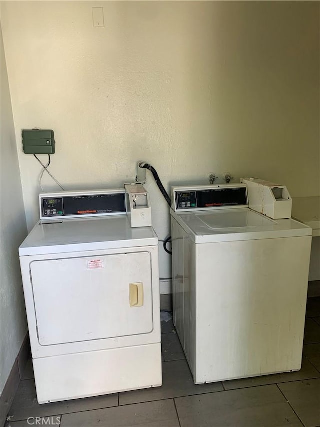 community laundry room with washer and dryer