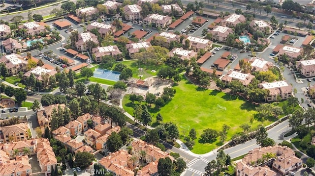 drone / aerial view featuring a residential view