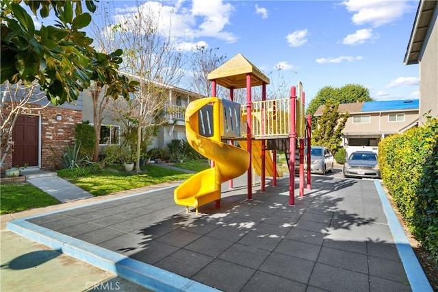 view of communal playground