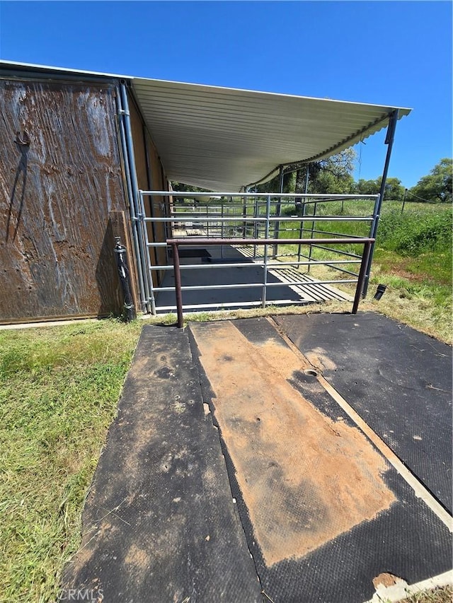 view of car parking