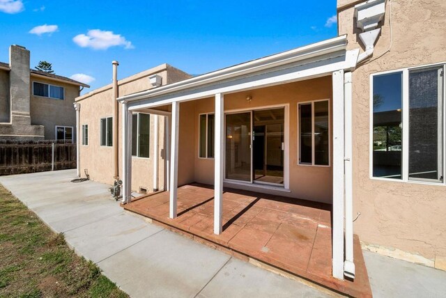 view of patio / terrace with fence