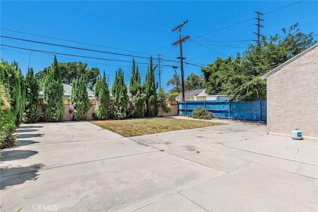 view of patio / terrace with fence
