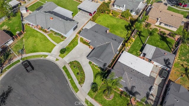 aerial view featuring a residential view