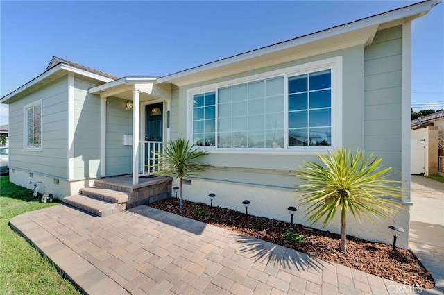 ranch-style home with crawl space