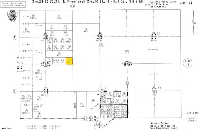 0 Santa Fe Fire Rd, Lucerne Valley CA, 92356 land for sale