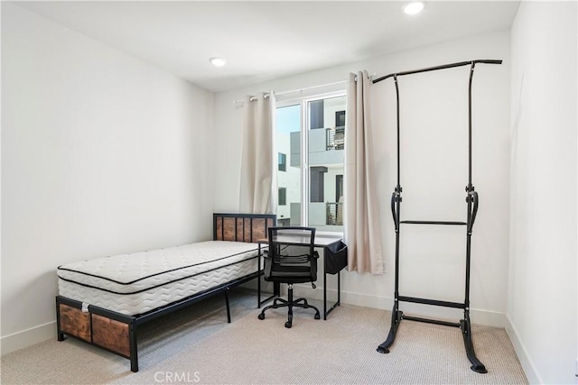 16289 Dawn Way Unit 204, Tustin, CA 92782 - carpeted bedroom with baseboards and recessed lighting