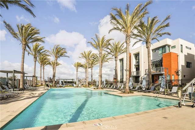 16289 Dawn Way Unit 204, Tustin, CA 92782 - community pool featuring a patio area