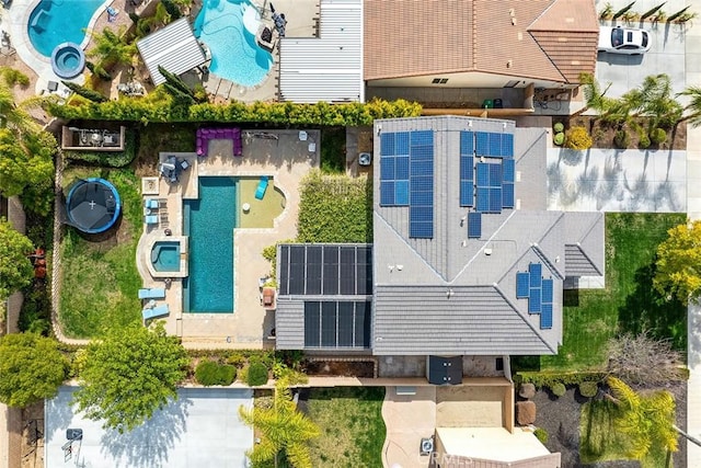 34908 Kooden Rd, Winchester, CA 92596 - bird's eye view of a pool area
