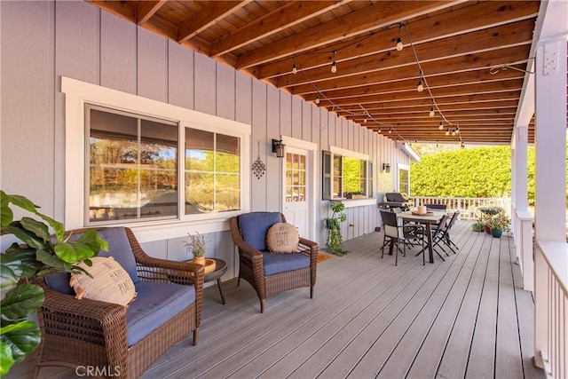 view of deck
