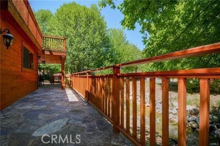 balcony featuring a patio area