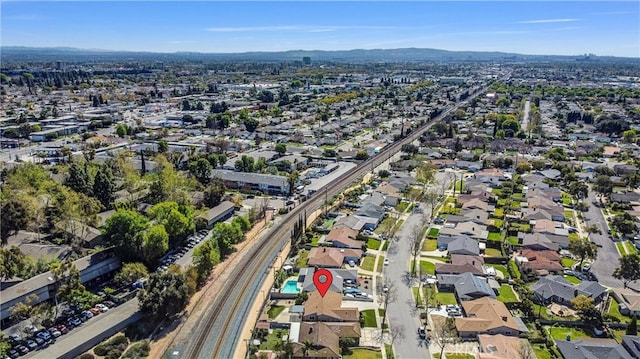 birds eye view of property featuring a residential view