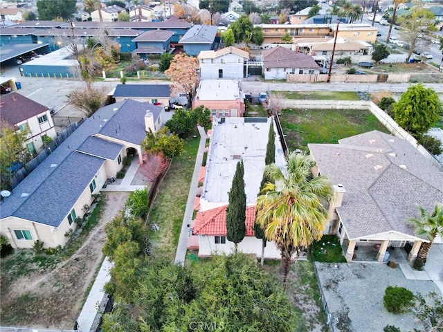 drone / aerial view featuring a residential view