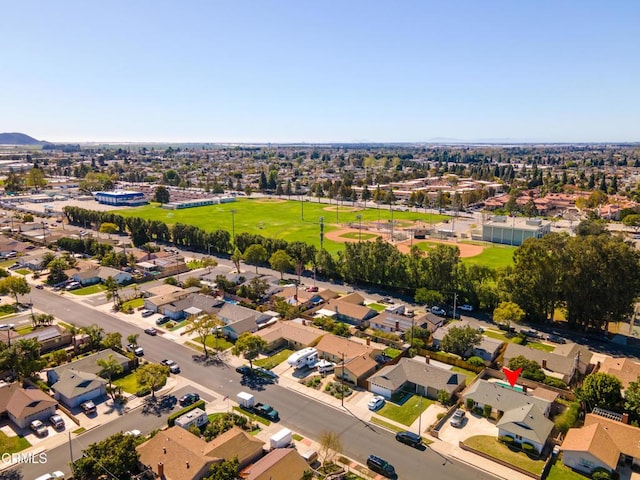 bird's eye view featuring a residential view