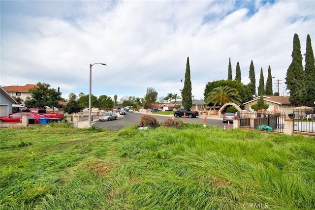 surrounding community with fence