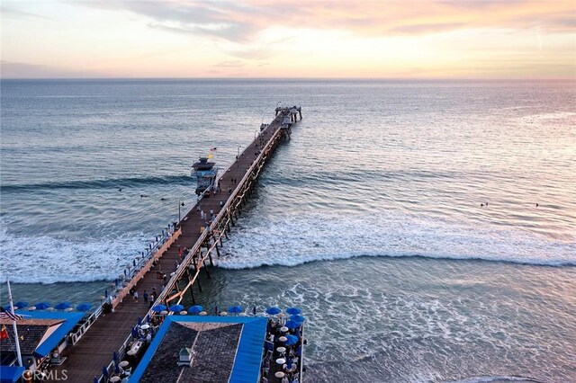 411 Avenida Granada Unit 2B, San Clemente, CA 92672 - dock area featuring a water view