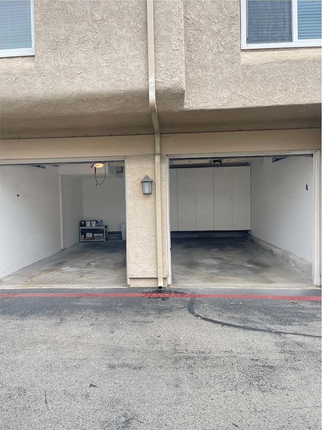 garage with visible vents