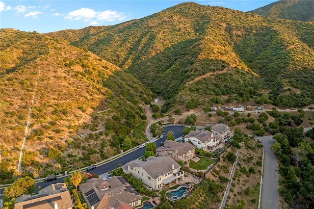 2514 Bulrush Cir, Corona, CA 92882 - aerial overview of property's location with mountains