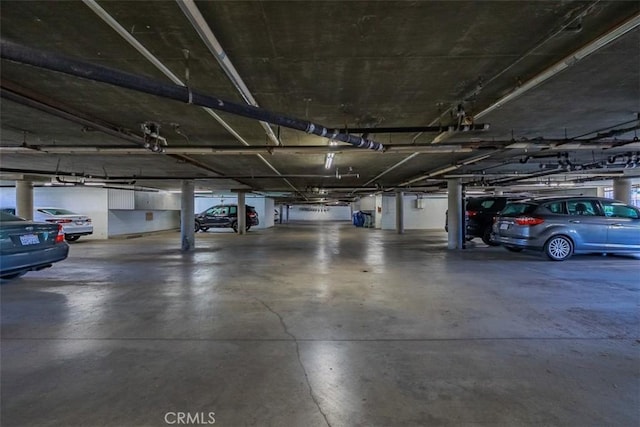 view of parking deck