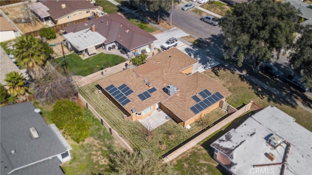 drone / aerial view featuring a residential view