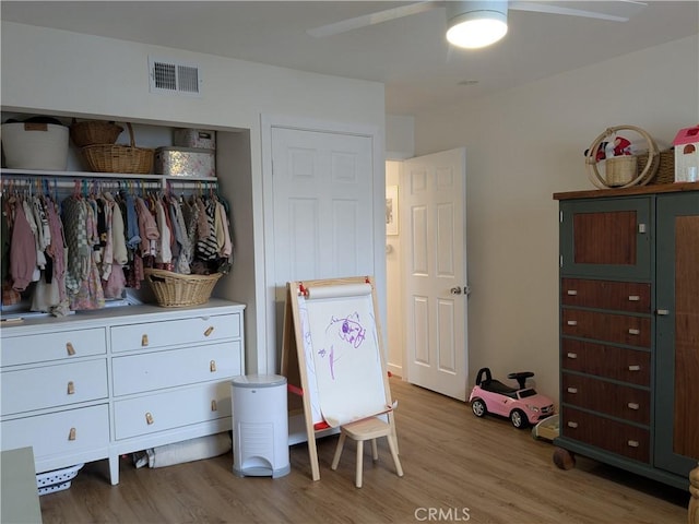 interior space featuring visible vents