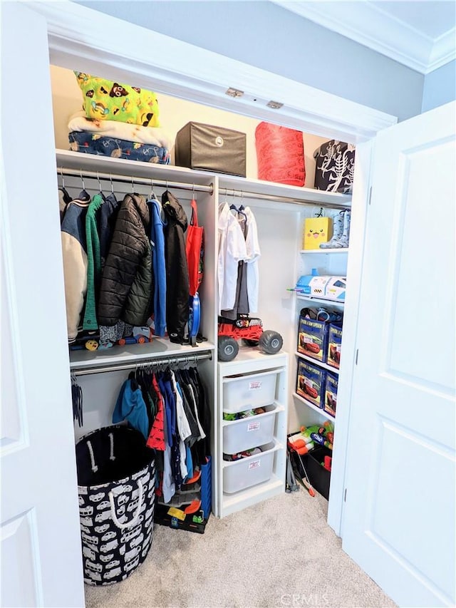 view of closet