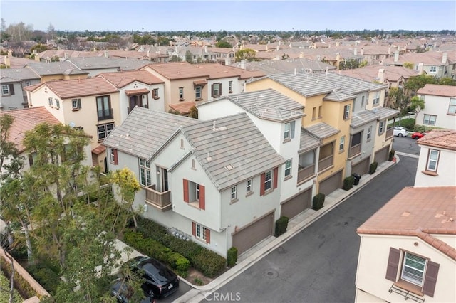 drone / aerial view featuring a residential view