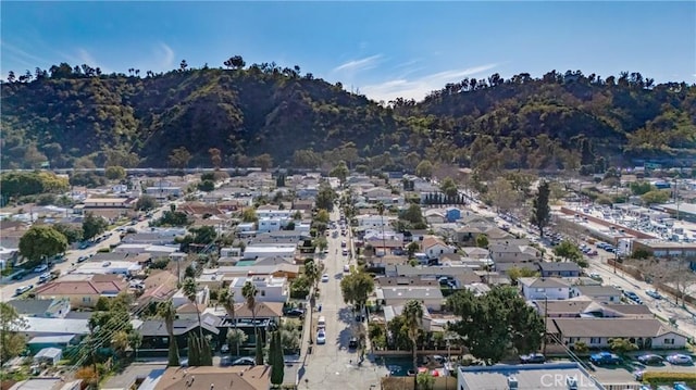 view of mountain feature featuring a residential view