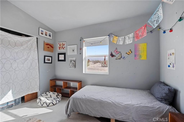 bedroom featuring carpet flooring