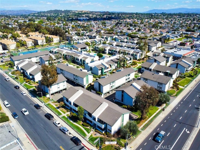 bird's eye view featuring a residential view