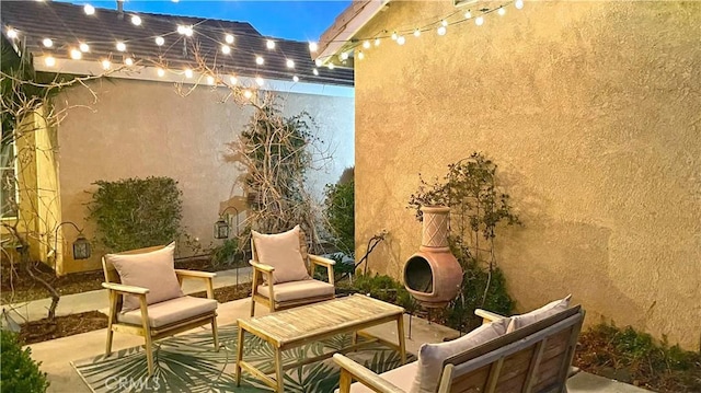 view of patio / terrace with outdoor lounge area