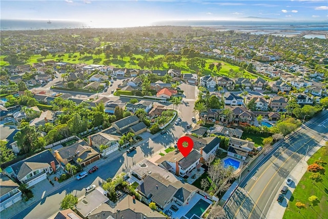 drone / aerial view featuring a residential view