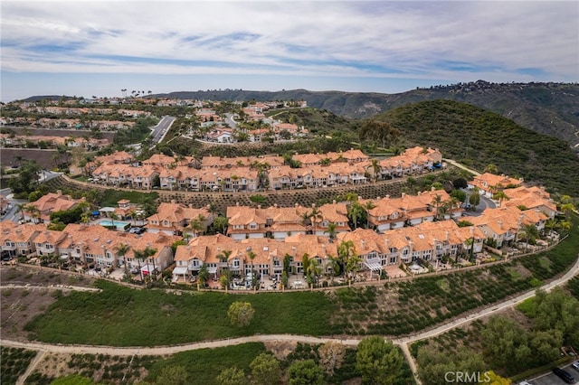 29416 Port Royal Way, Laguna Niguel, CA 92677 - aerial view of property's location featuring a mountain backdrop and nearby suburban area