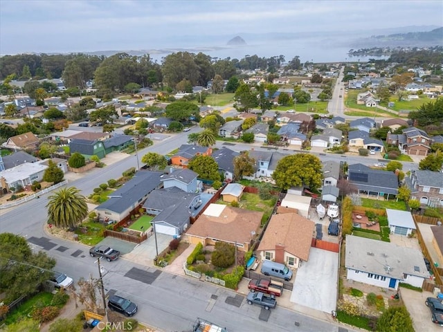 drone / aerial view featuring a residential view