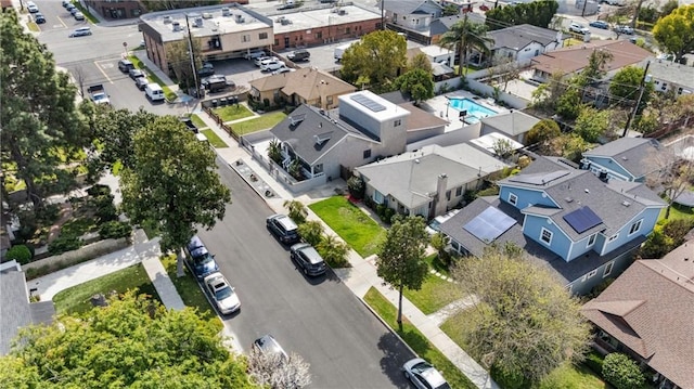 birds eye view of property featuring a residential view