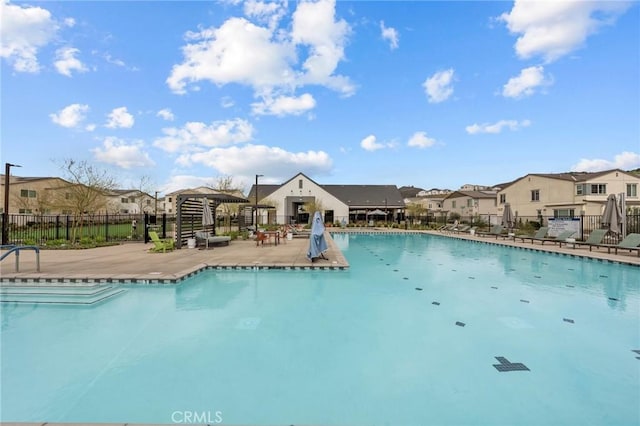 34720 Mustang Ln, Fallbrook, CA 92028 - community pool featuring a residential view and a patio