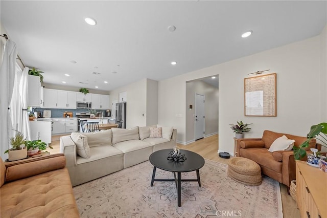 34720 Mustang Ln, Fallbrook, CA 92028 - living area with recessed lighting and light wood finished floors